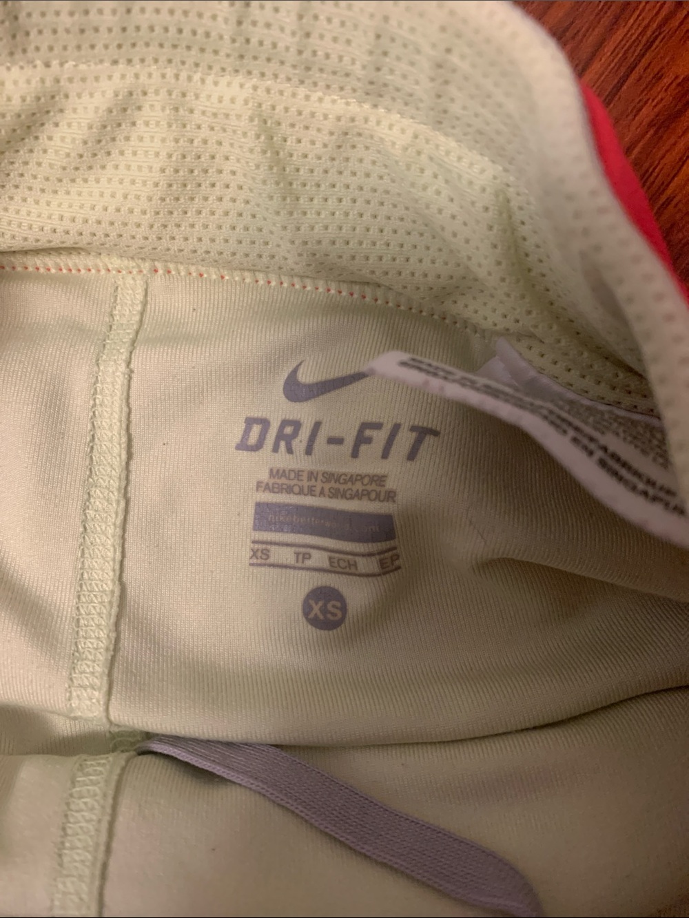 Nike Red Skater Skort with Cream Trim - Picture 3 of 6